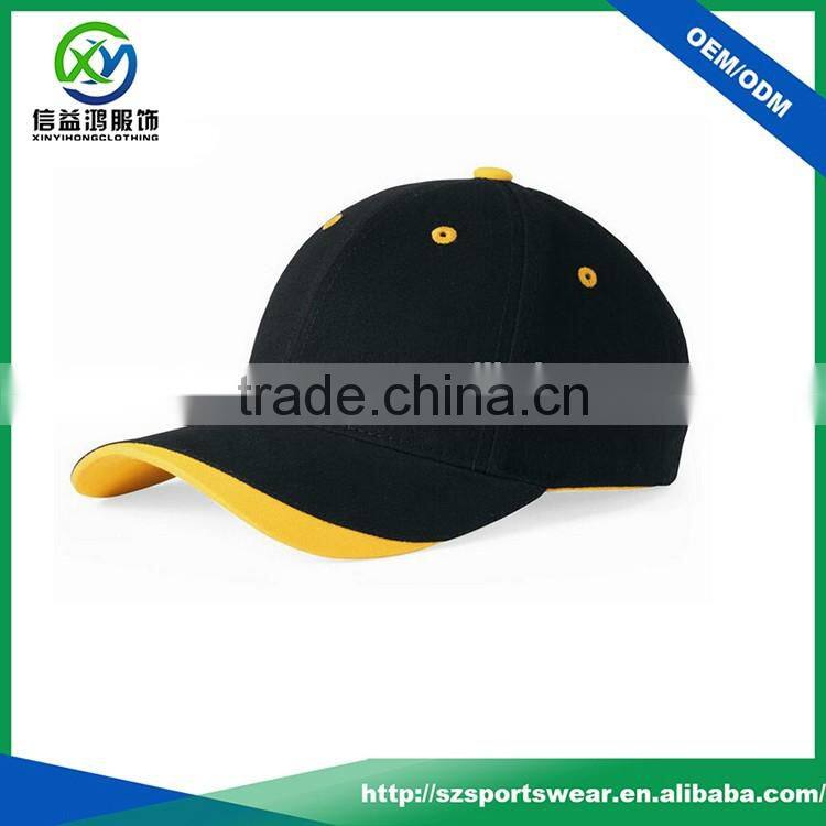 High quality Customized cotton twill fabric baseball caps/golf caps