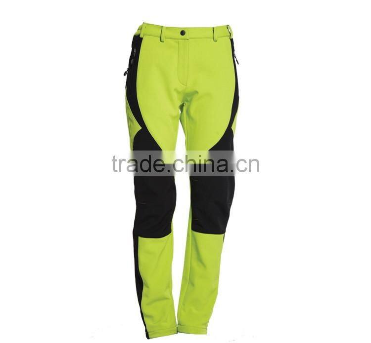 Lady softshell waterproof cargo trousers women's pants