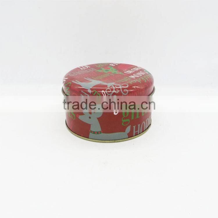 wholesale custom small christmas tin box