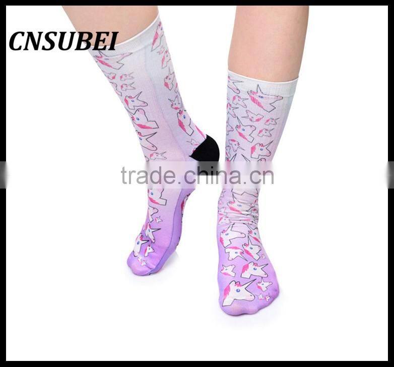 3D digital print sublimated socks