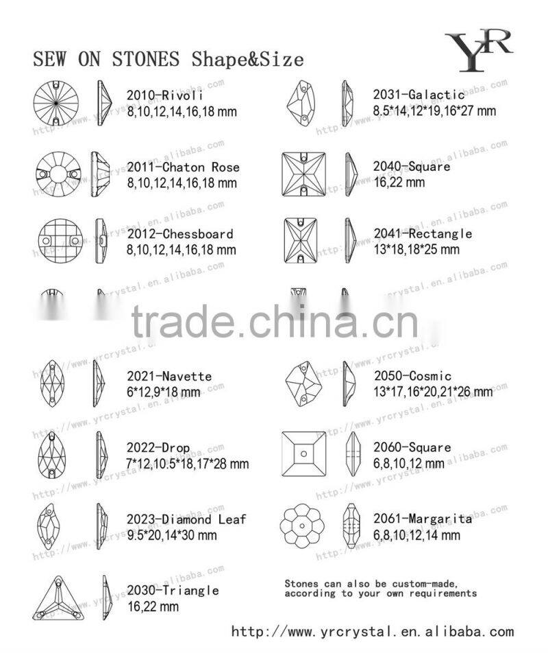 3210 hot sale crystal garment beads china supplier with best price sew on stones