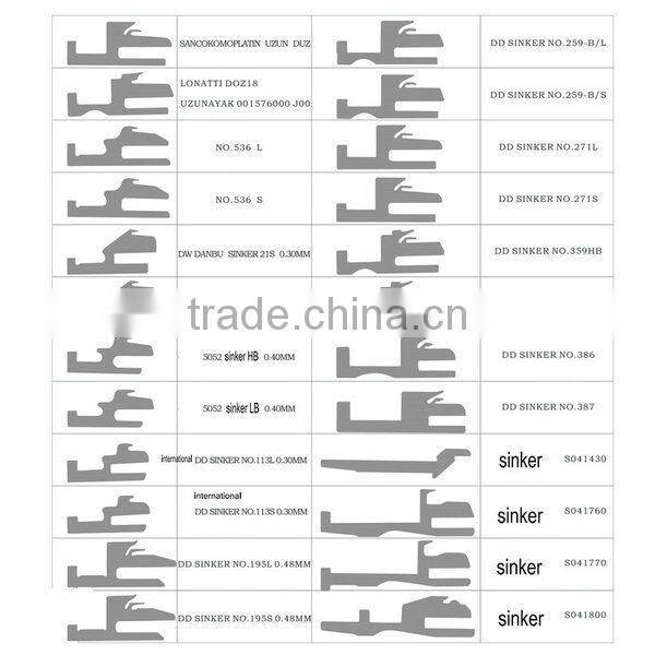 KNITTING MACHINE NEEDLES & KNITTING MACHINE PARTS