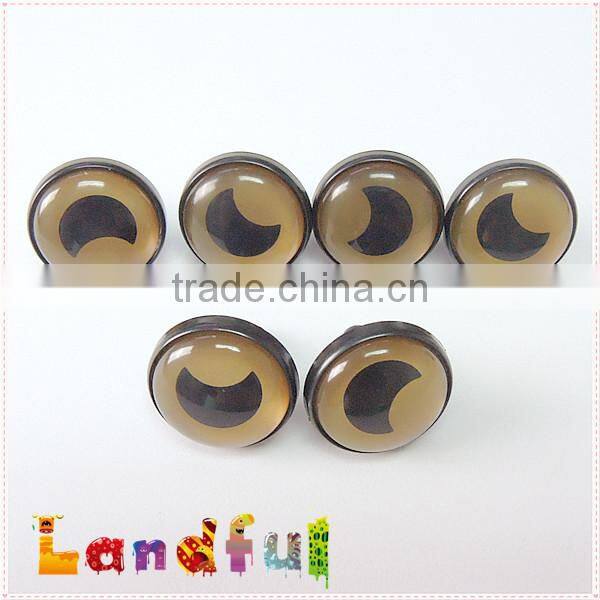 3D Gold Plastic Animal Eyes Moon Print for Plush Monster & Animal