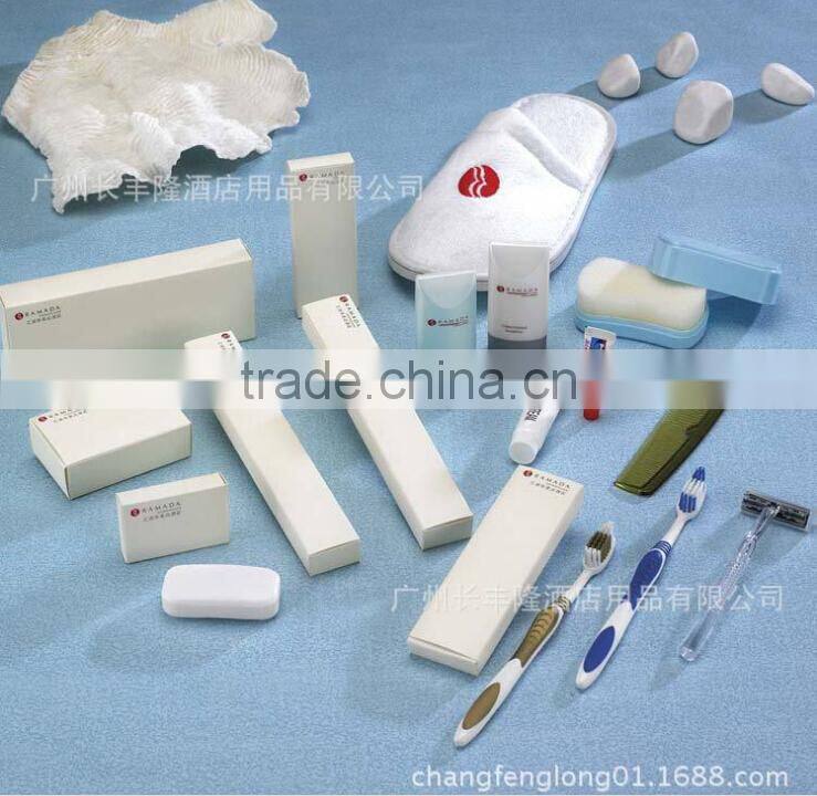 Wholesale guang zhou disposable luxury hotel supplies amenities set