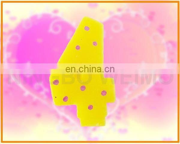 happy birthday party figure candle