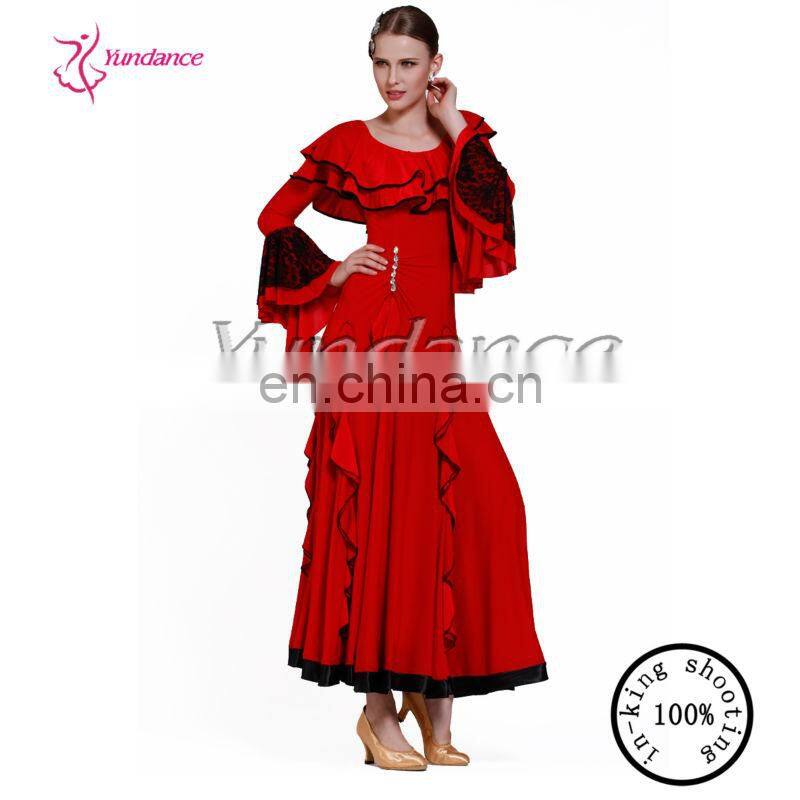 M-01 Long red bible dancing dress