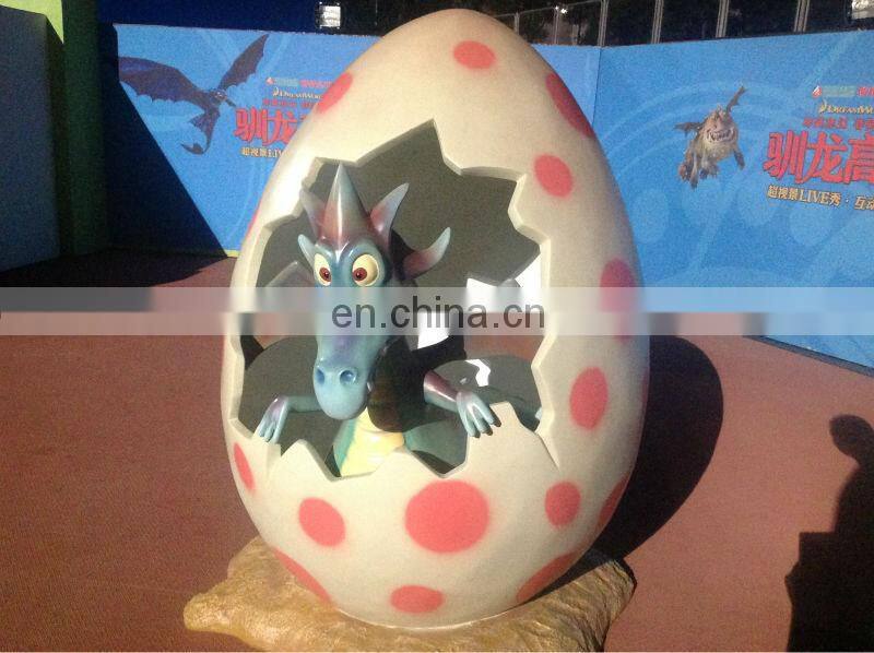 2016 Amusement park decoration growing dinosaur egg toys