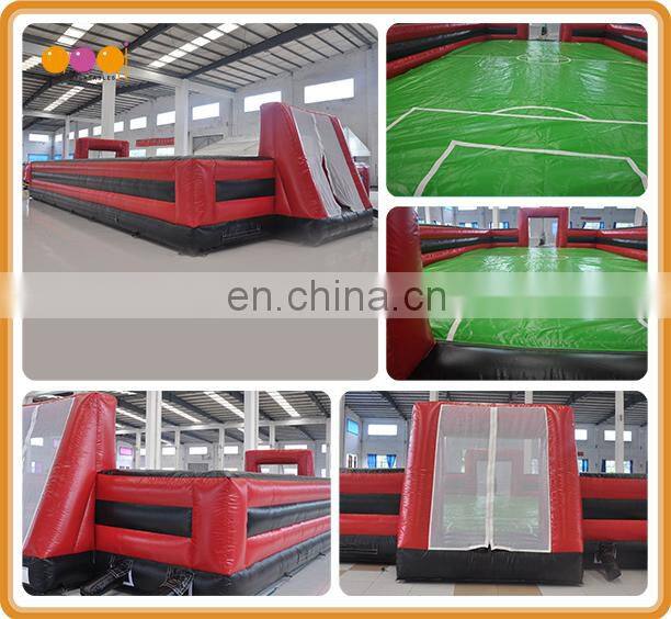 Portable soccer wall inflatable soccer arena, inflatable football field for playground
