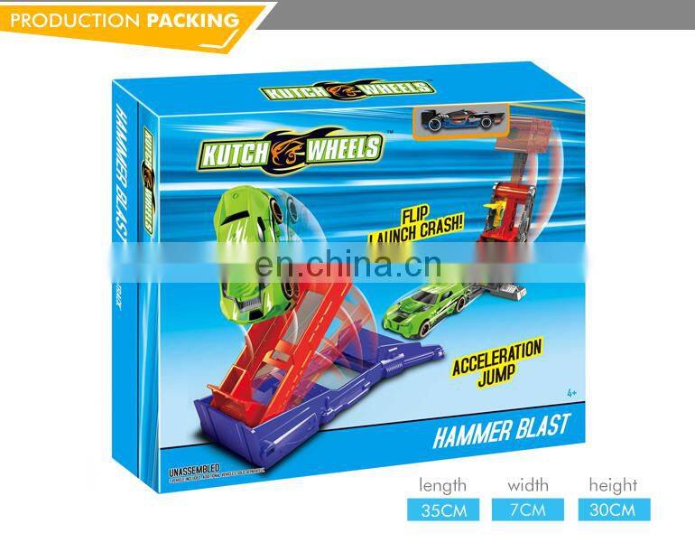 Funny cheap smart track car kits toys diecast models