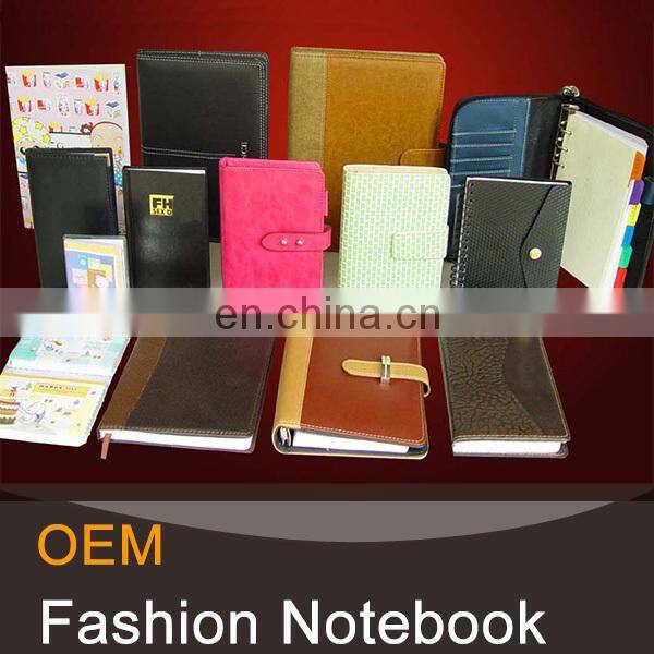 Funny 3D leather cover notebook