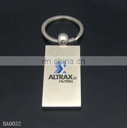 High quality metal blank keychain as cheap giveaway