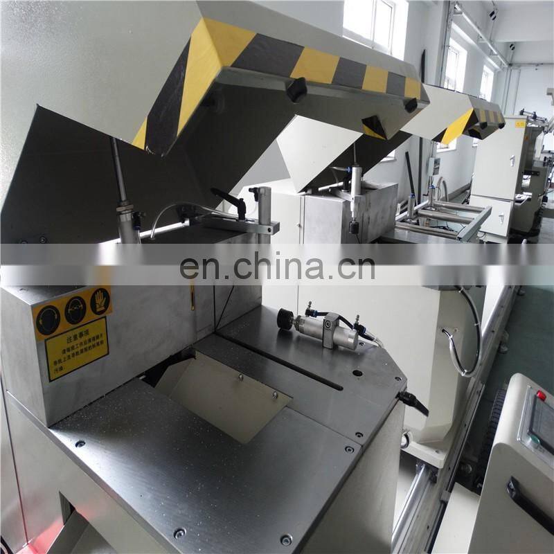 cut-off saw/Aluminum and plastic profiles clamping and cutting /Double head cutting saw for plastic profile