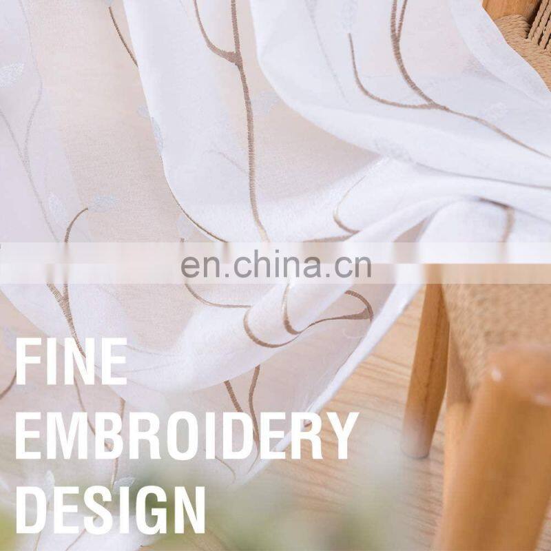 Factory supply new style embroidery curtains