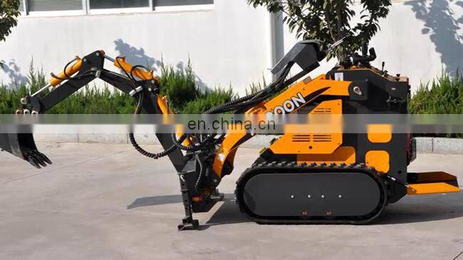 Mini tractor skid steer backhoe loader attachments