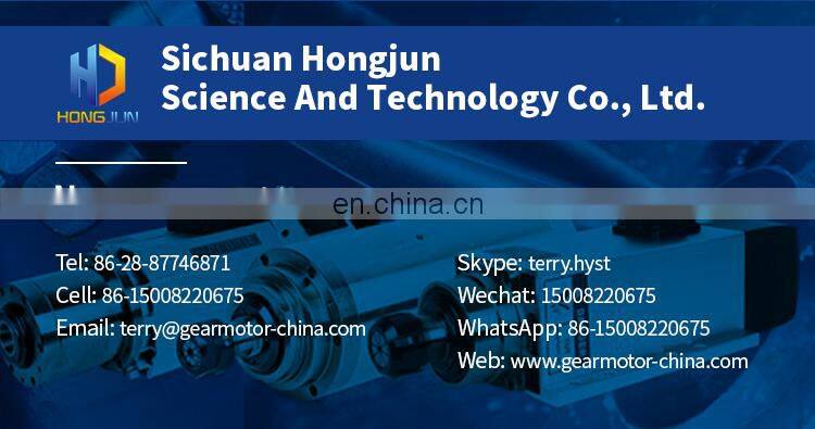 China factory 1.5KW 18000rpm ER20 air cooled spindle motor with 220V/380V