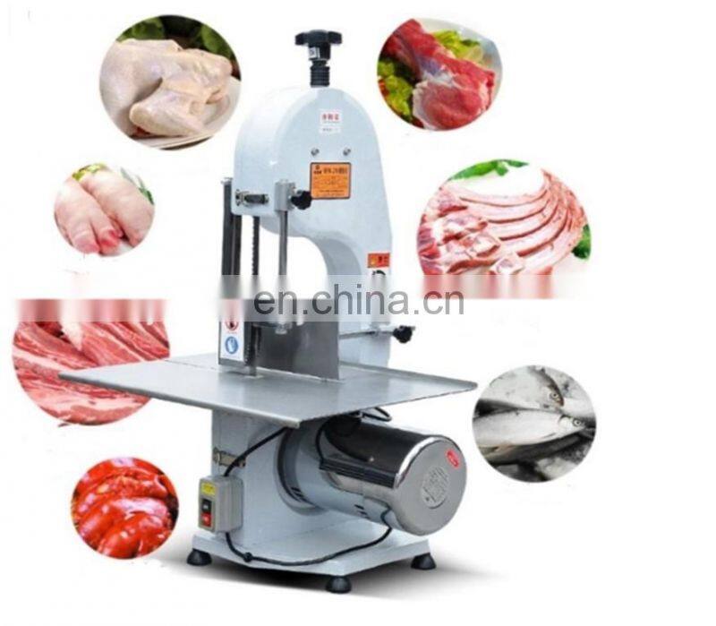 Electric commercial band saw frozen fish meat cutting machine / kitchen equipment bone saw/ portable meat saw machine