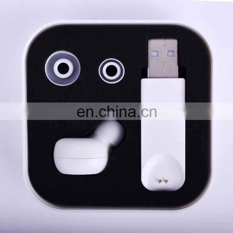 New Handfree Noise Cancelling Portable Active True Wireless Single Headset Earphone With Mic for Mobile Phone