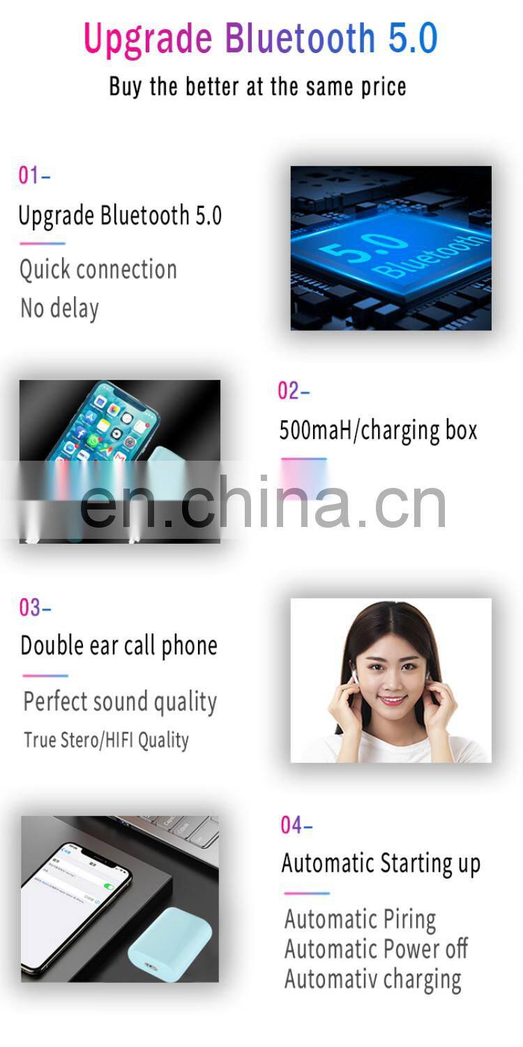 2019 New Portable Charging Headphones True Wireless Stereo Earbuds HIFI Earphone Bluetooths