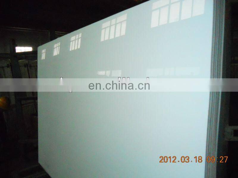 sell 6-14mm high quality white glass white milk sheet glass
