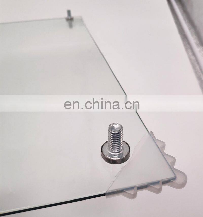 Strong and easy to clean glass table top with  professional polishing