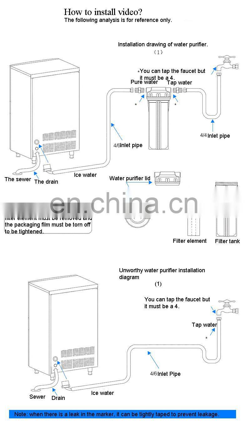 1 year warranty industrial ice cube machine, ice making machine, ice machine