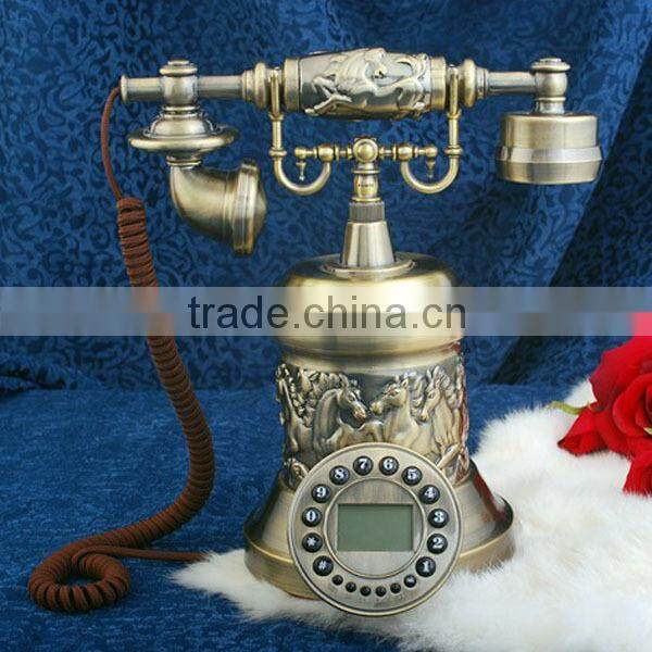 fancy corded analog retro telephone
