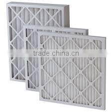 cardboard aluminium air conditioning replacement merv 8 11 15 g4 pleated synthetic fiber media panel filter