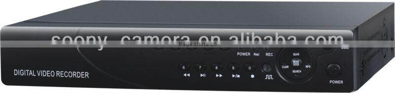 High compression network email alarm rohs h.264 8ch dvr