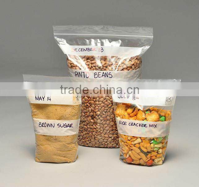 Hot Sale Grip Seal Bags Deli Food Saddle Bags Saddle Ziplock Bags Disposable Freezer Food Packaging bags