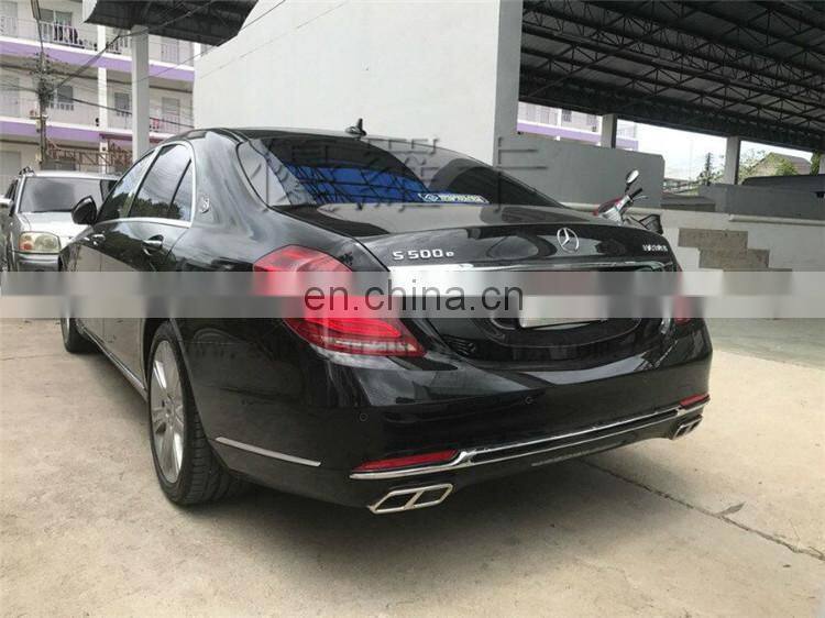 S class w222 MAY-BACH emblem muffler tips body kit for s450 s500 s560 s600 to S63 S65 may- bach logo sticker