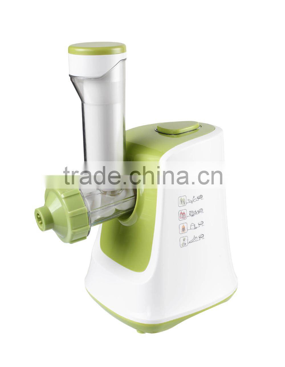 150W Plastic Multi-function Frozen Fruit Ice-cream Maker & Salad Maker & Cold Dessert Maker
