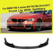 Full Carbon Fiber M3 M4 Side Skirts Extinsion for BMW F80 M3 Sedan F82 F83 M4 Coupe 2012-2017