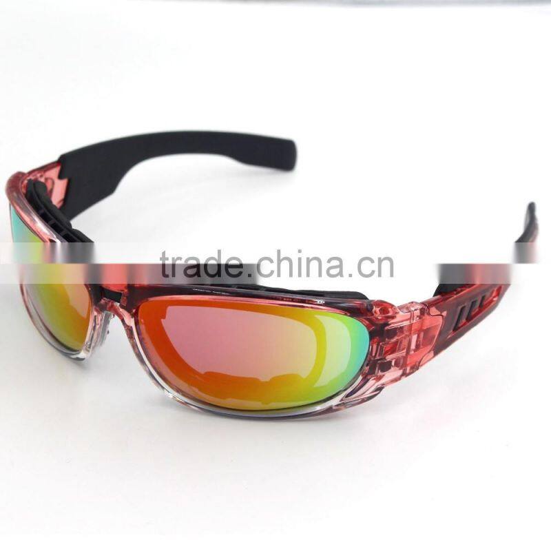 New stylish cool spy glasses wholesale uv protective glasses black frame grey lens army safety goggles motorcycle cycling racing