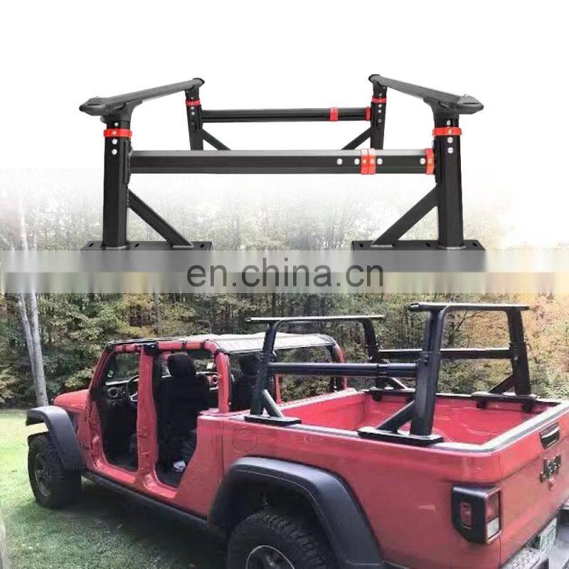 JT1004 aluminium luggage roof rack cross bar luggage carrier for jeep gladiator