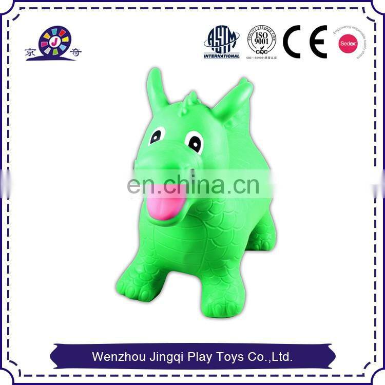 kids ride on Inflatable Jumping animals with cute design horse toys for home and school