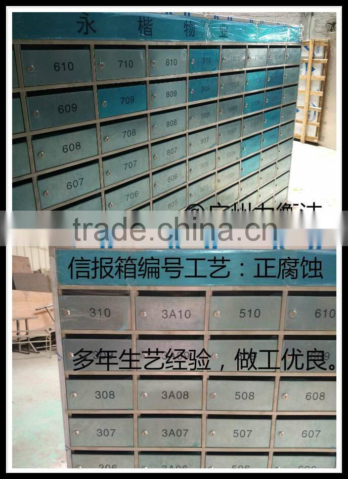 Stainless Steels Corporate Mailbox for office&appartment in door used