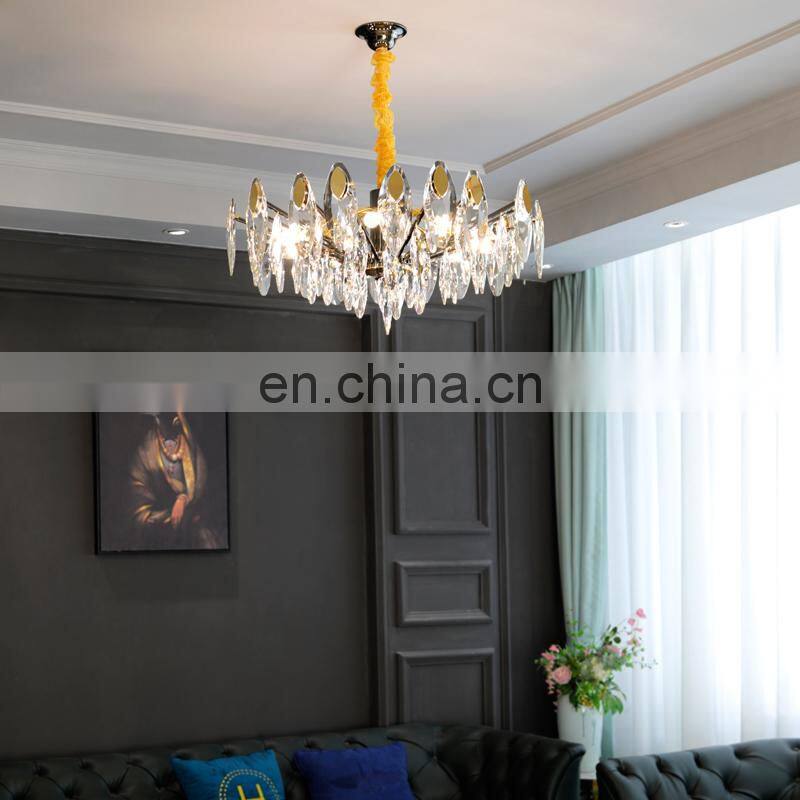 Hight quality large european gold traditional maria theresa stainless steel crystal chandelier for hotel project