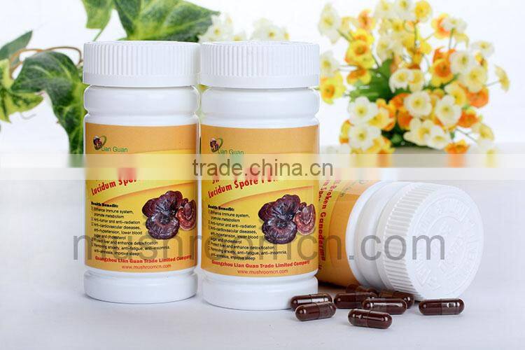 High Shell Broken Rate Shell Broken Ganoderma Ludicum Mushroom Spore Capsule