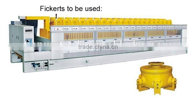 Triangle abrasive diamond resin fickert for grinding granite slab