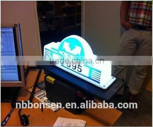 car accessory Taxi Top Light Box &Cab Roof Lamp 120 smd