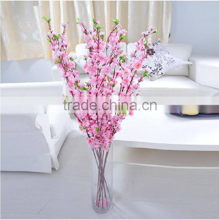 Popular Artifcial Flowers with Green Leaves, Home Decoration