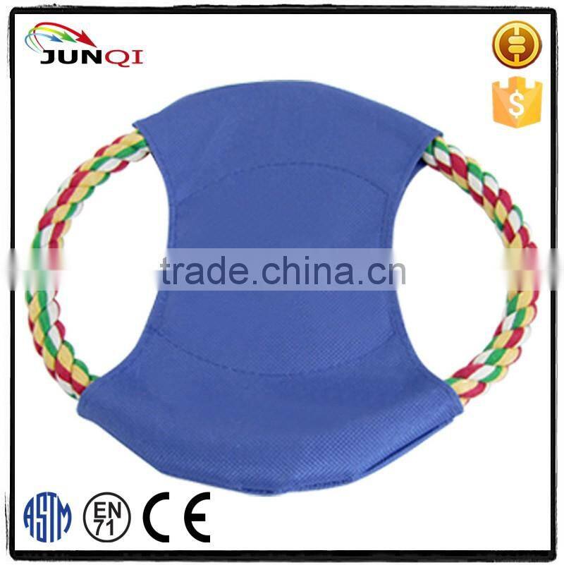 New Pet Products China Pet Toys Manufacture Dog Fabric Nylon Frisbee