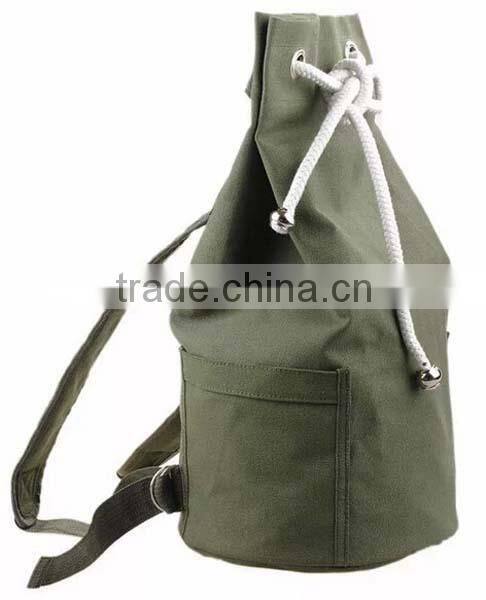 Drawstring pouch backpack travel bag