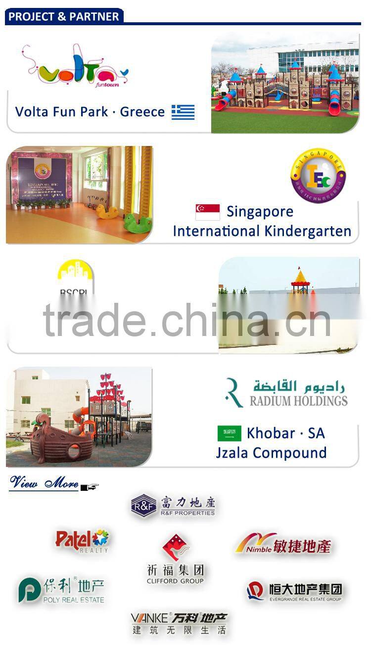 Custom-made JT-14206B children amusement park Inflatable bouncer castle slide