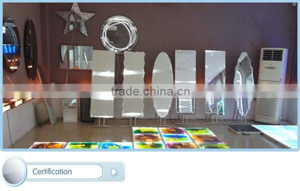 Led side mirror light fabric pocket mirror AL-DJ218