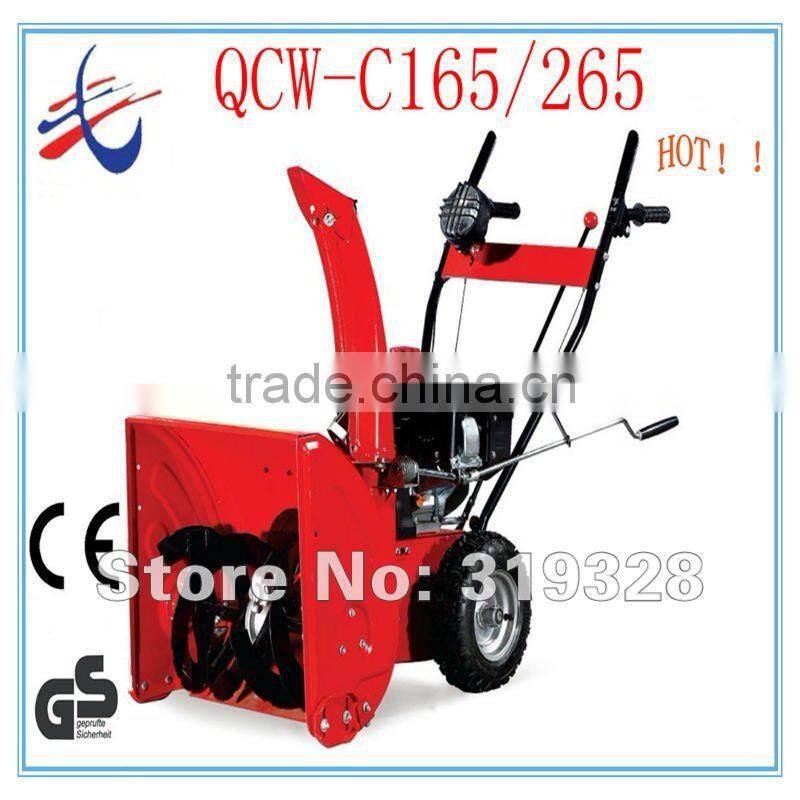6.5hp hot sell gas snow thrower/snow blower clean equipment