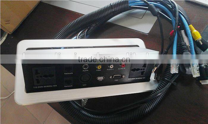 Factory Supply Multimedia Office Desk Socket For Conference Table