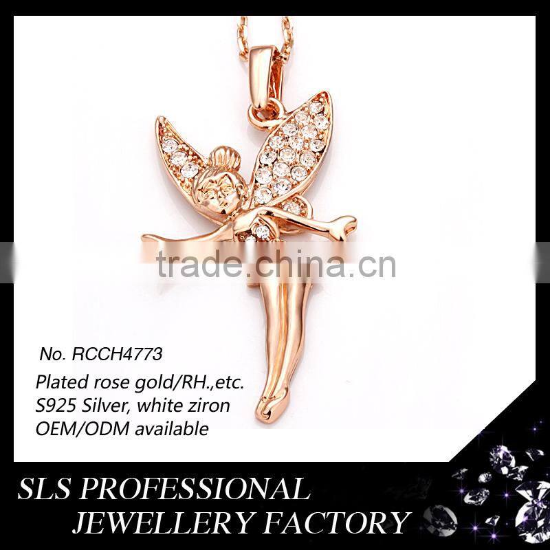 New products 2016 colored CZ 925 silver fashion jewelry Pendant for American market