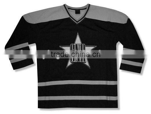 2016 OEM custom wholesales neon green reversible hockey jersey