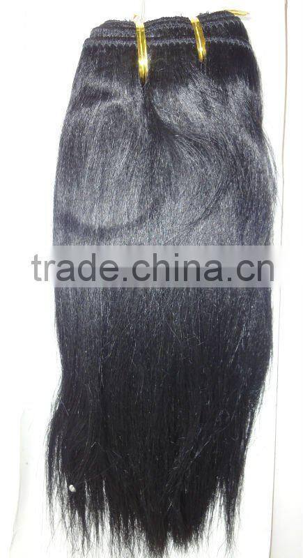 Top Quality 100% Human Hair Silky Yaki Perm Weave